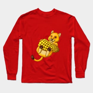 Corn on the Cub - Lion Long Sleeve T-Shirt